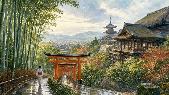 Ilustración de Kioto
